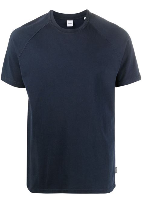 crewneck t-shirt man navy ASPESI | AY28 A33501098